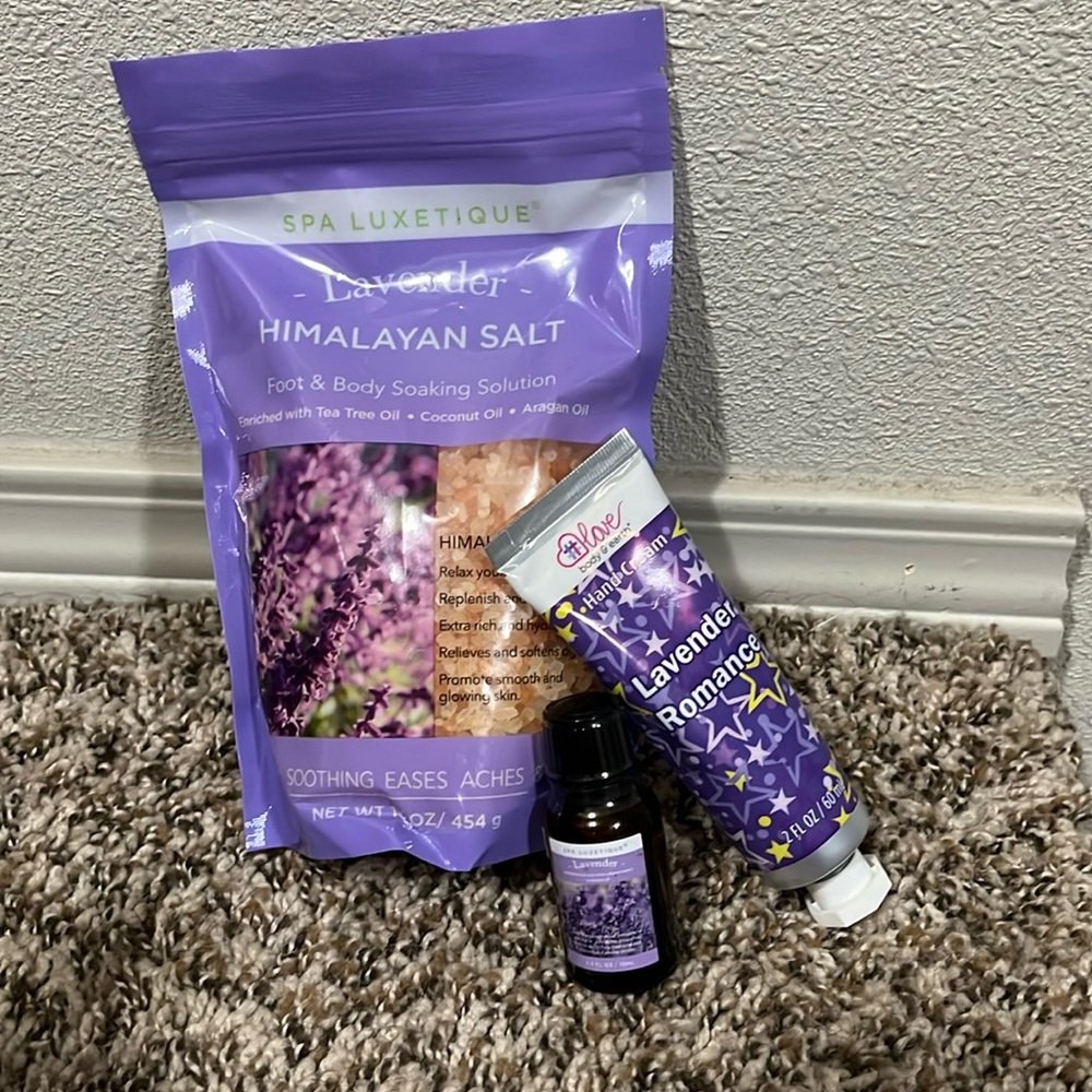 Lavender 3 piece gift set